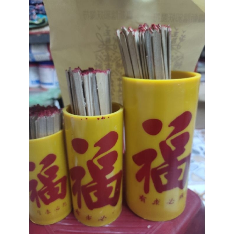 Ống lắc xăm đại và 100 quẻ xăm gỗ tre đại 25cm gieo quẻ xin quẻ xin xâm