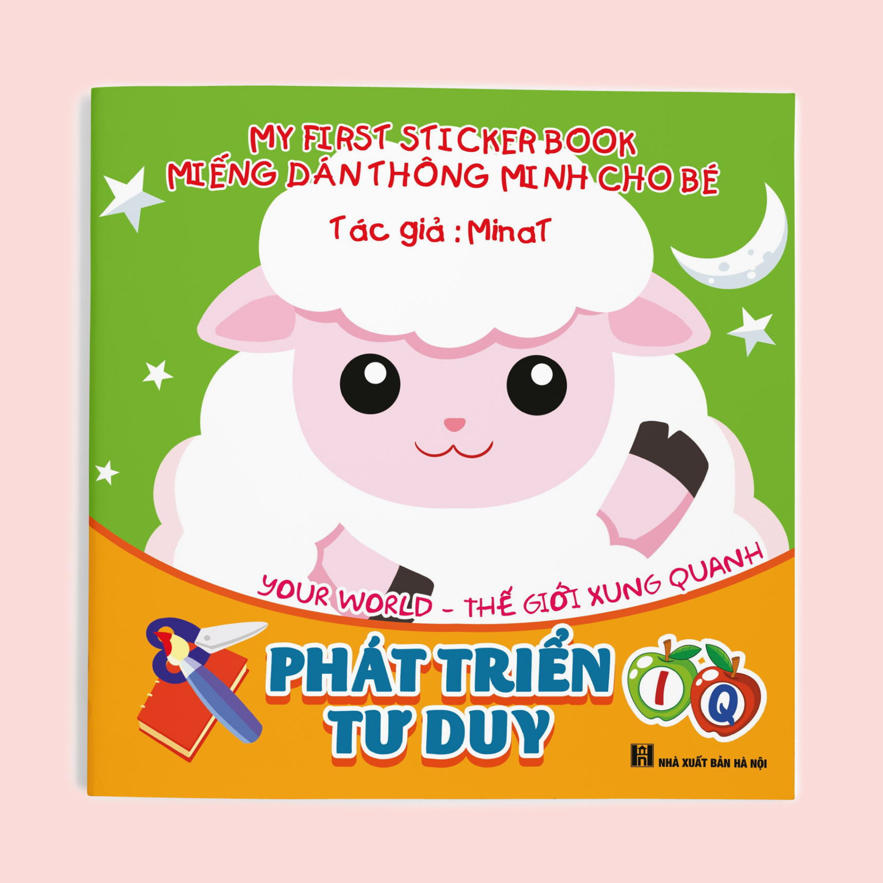 Combo 6 cuốn Miếng dán Thông minh - My first Sticker Book (Song ngữ Anh - Việt)