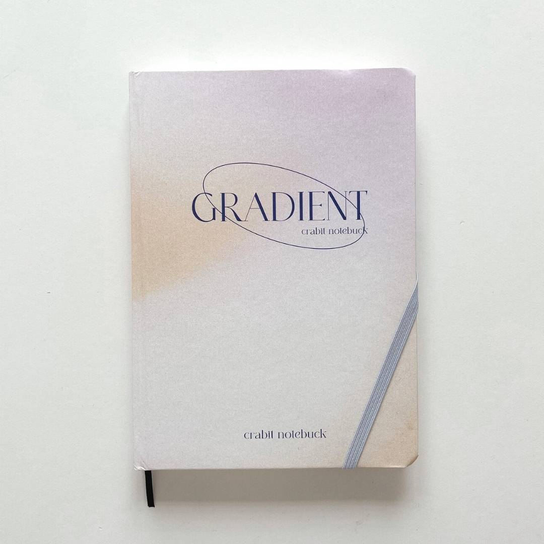 Sổ tay a5 sổ tay ghi chép ruột kẻ ngang grid dotgrid làm bullet journal Crabit - Gradient