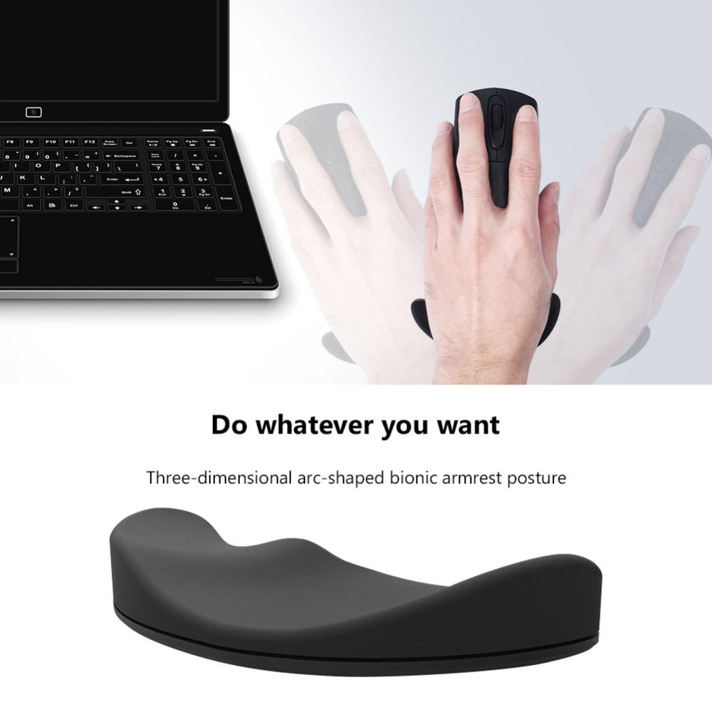 Mouse Pad Soft Silicone Hand Wrist Rest Mouse Mat Ergonomic for Game PC Computer