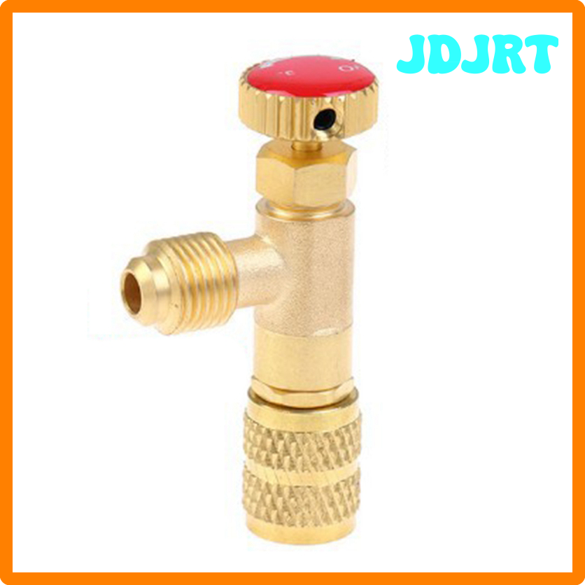 JDJRT Air Conditioning Refrigerant Safety Valve R410A R22 1/4 Inch ...