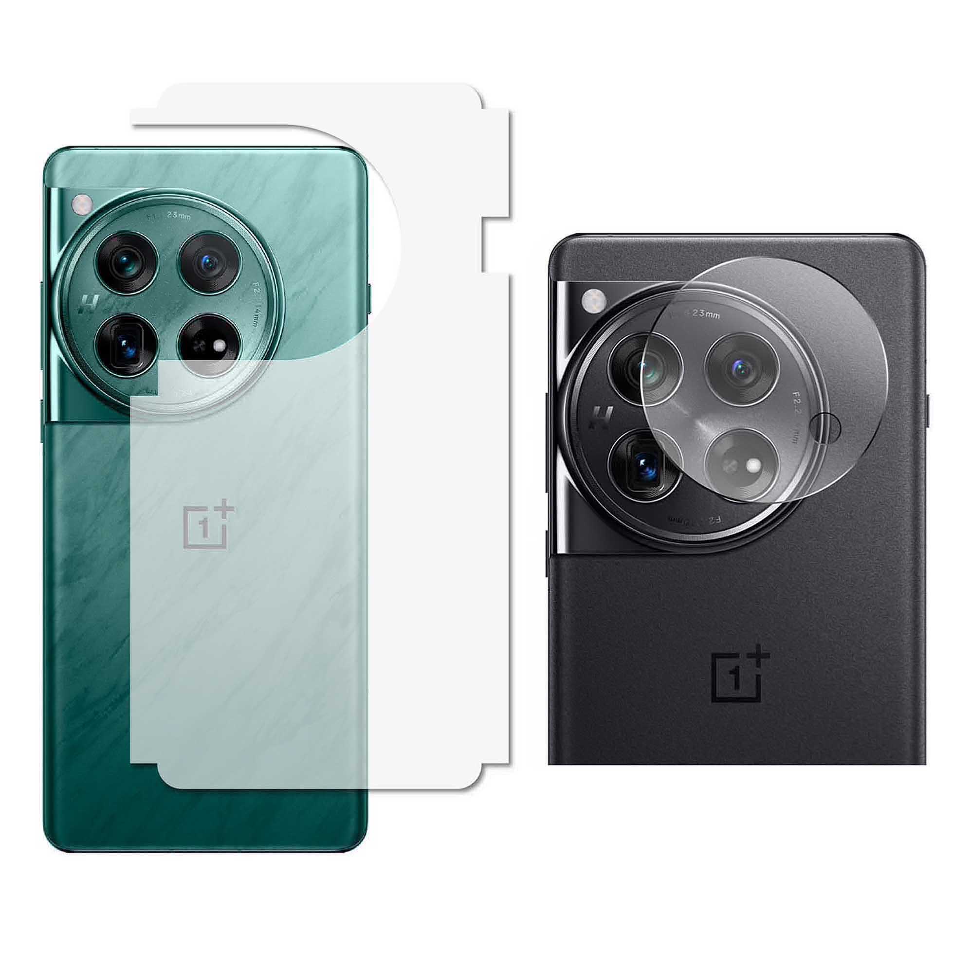 OnePlus 12 Matte Finish Soft Skin Sheet Back Protector Film + Ultra ...