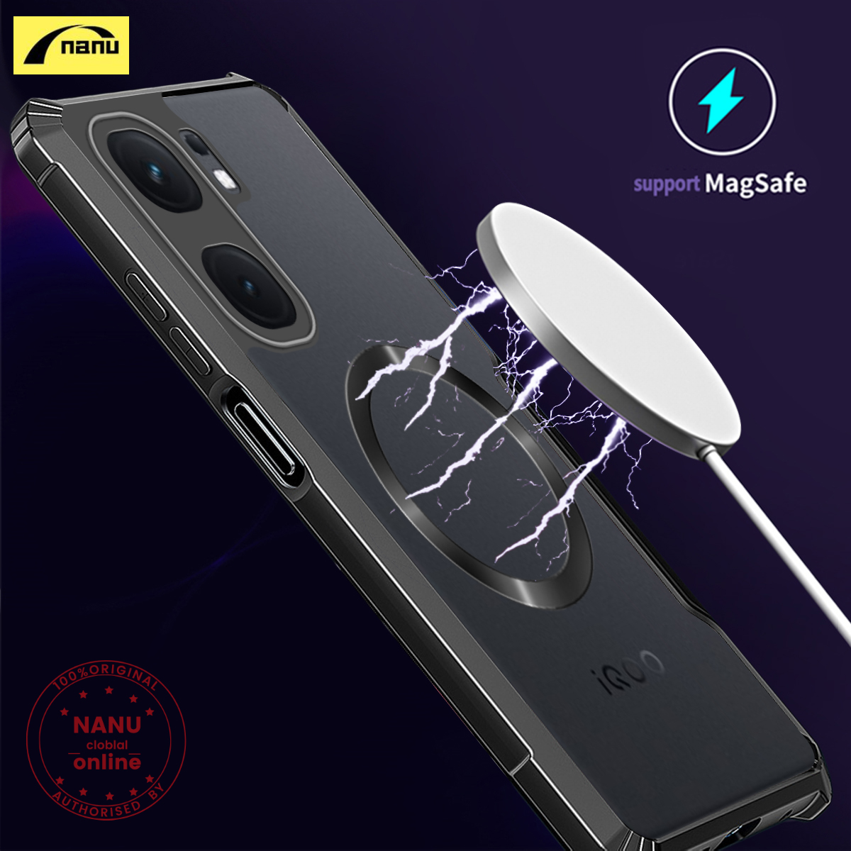 Nanu%20For%20Vivo%20IQOO%20Neo%209%209Pro%205G%20%5BThe%20Beatles%5D%20Compatible%20with%20Magsafe%20Phone%20Case%20Shockproof%20Slim%20Soft%20Cover%20Transparent%20Back%20Protection%20Casing%20-%20Image%208