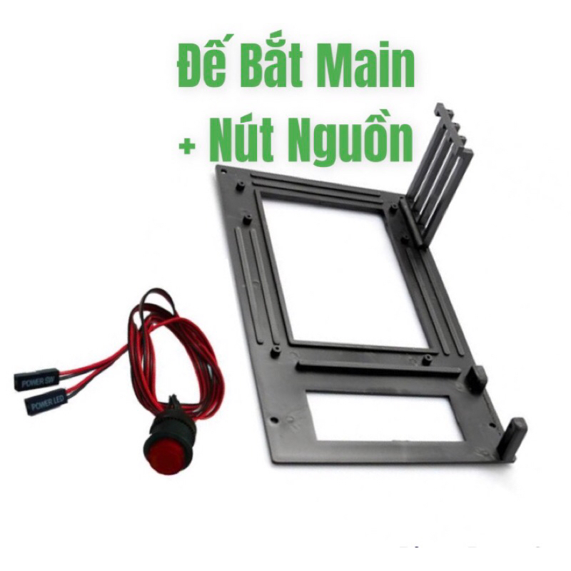 Combo đế bắt main và nút nguồn game bắt được cả nguồn máy tính cho giàn nét, có kèm ốc vít