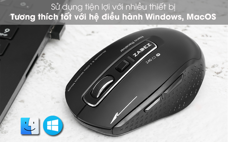 Chuột Bluetooth Zadez M350 ( Like New )