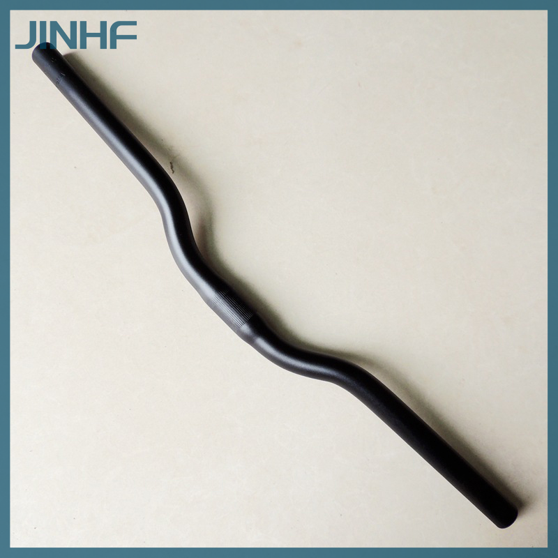 JINHF Swallow ghi đông xe đạp leo núi Xe đạp leo núi màu đen mờ 25.4*620mm Phụ tùng xe đạp leo núi