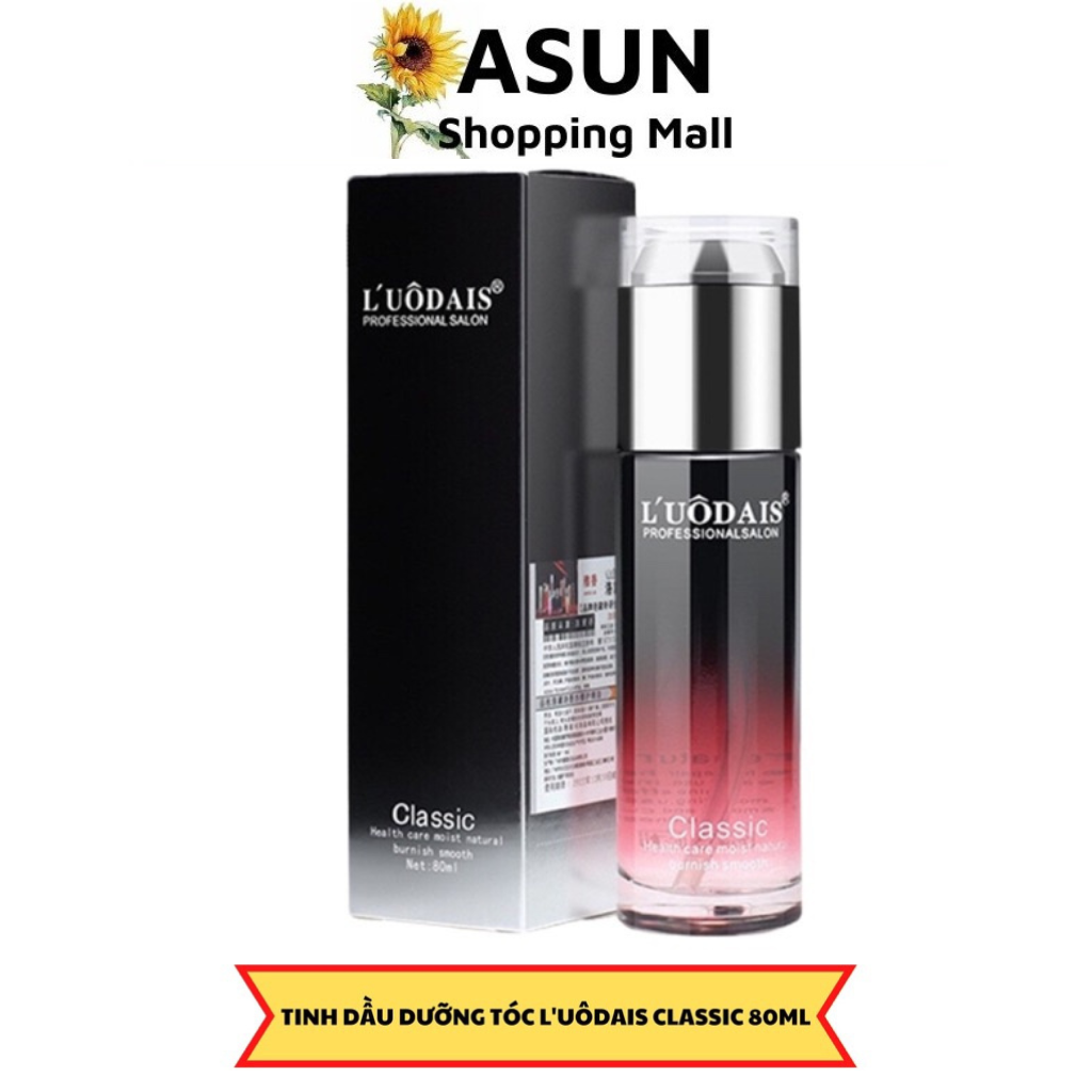 Tinh dầu dưỡng tóc l'uôdais classic giúp tóc bóng mượt, vào nếp mượt mà 80ml