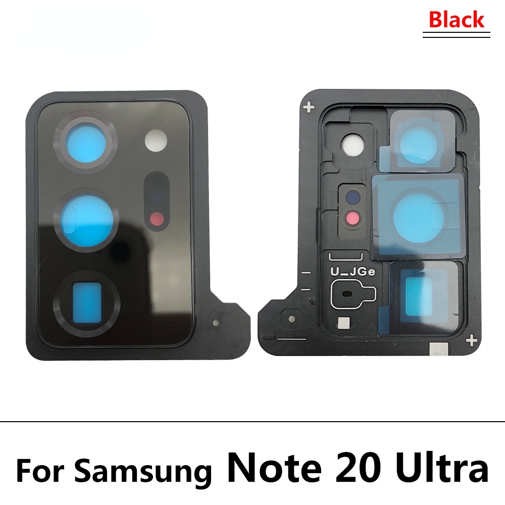 Repair Replace For Samsung Galaxy Note 20 Ultra Housing Back Rear Camera Glass Lens With Cover Frame Holder