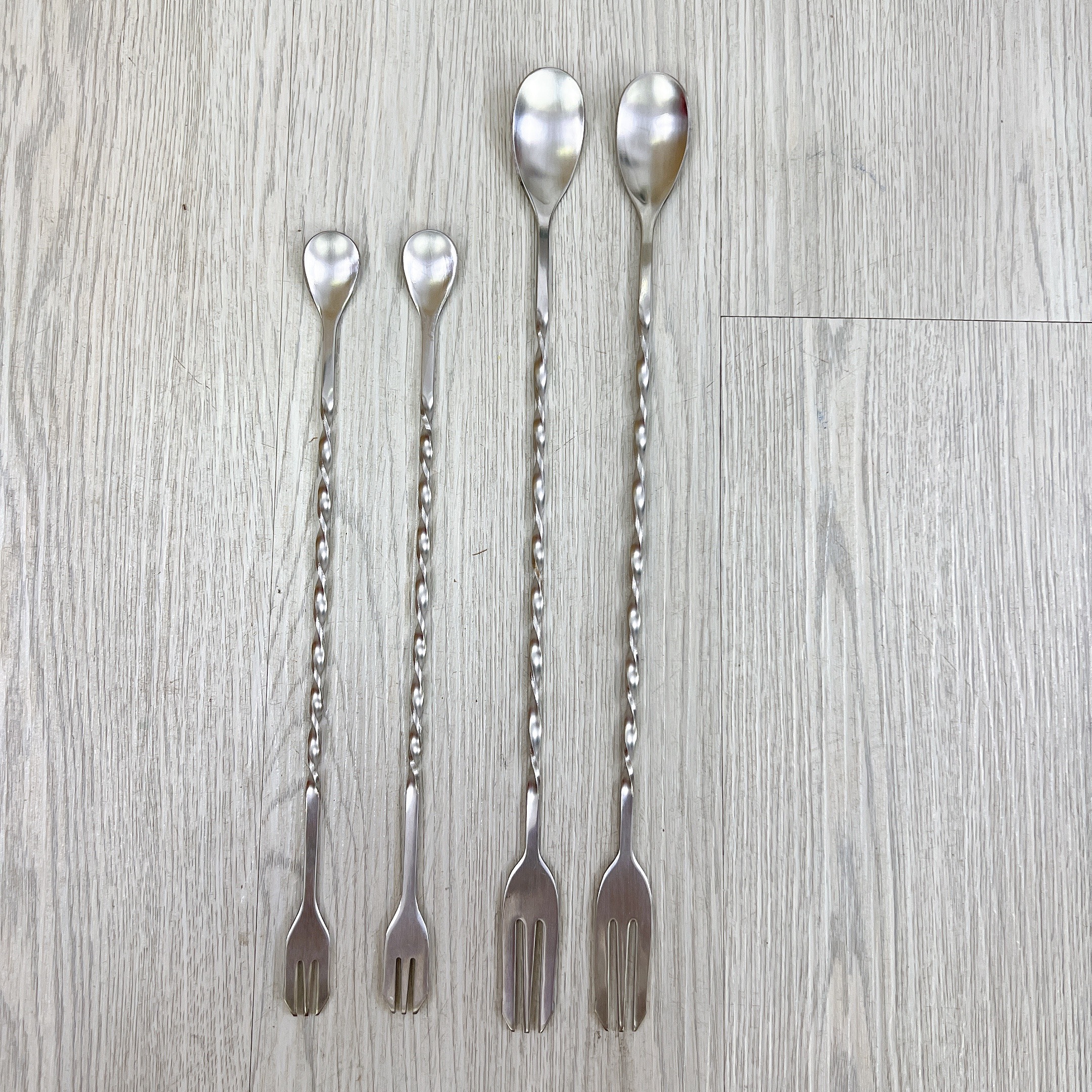 Thìa pha chế bar spoon 26cm hoặc 32cm (thìa bar, muỗng khuấy, thìa khuấy) - Muỗng Pha Chế Bartender