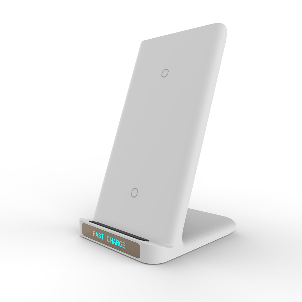 15W Qi Wireless Charger Stand Samsung S20 S10 S9 Fast Wireless Charging Station Phone Charger
