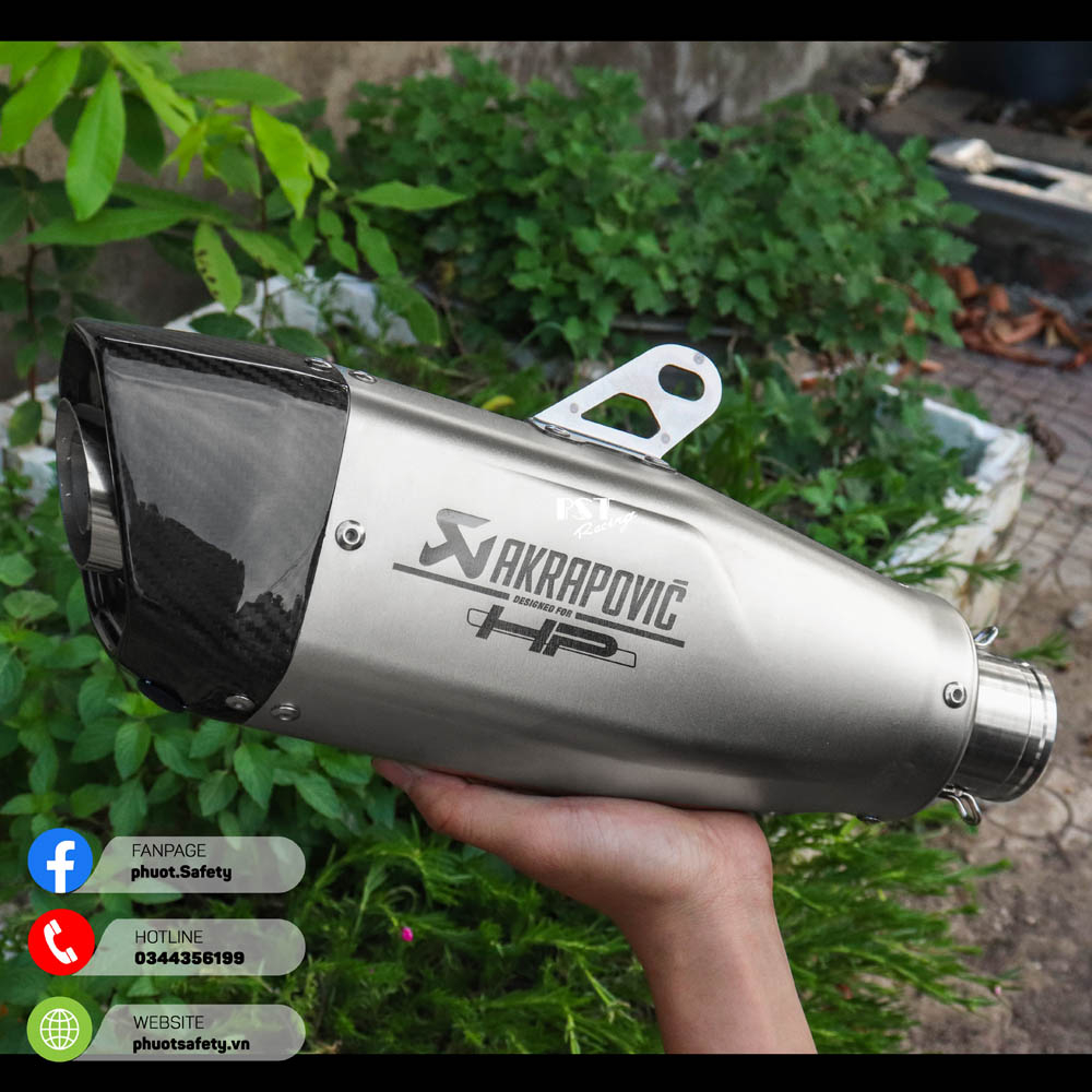 Lon Pô Akrapovic HP 2023 cao cấp nhập khẩu thá¡ Lan