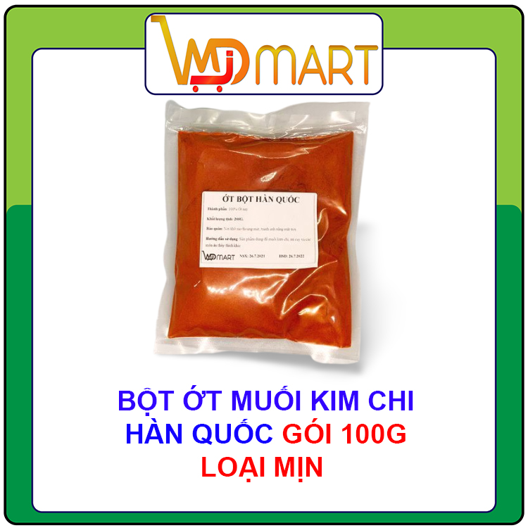 Bột Ớt Muối Kim Chi Hàn Quốc  Gói 100G