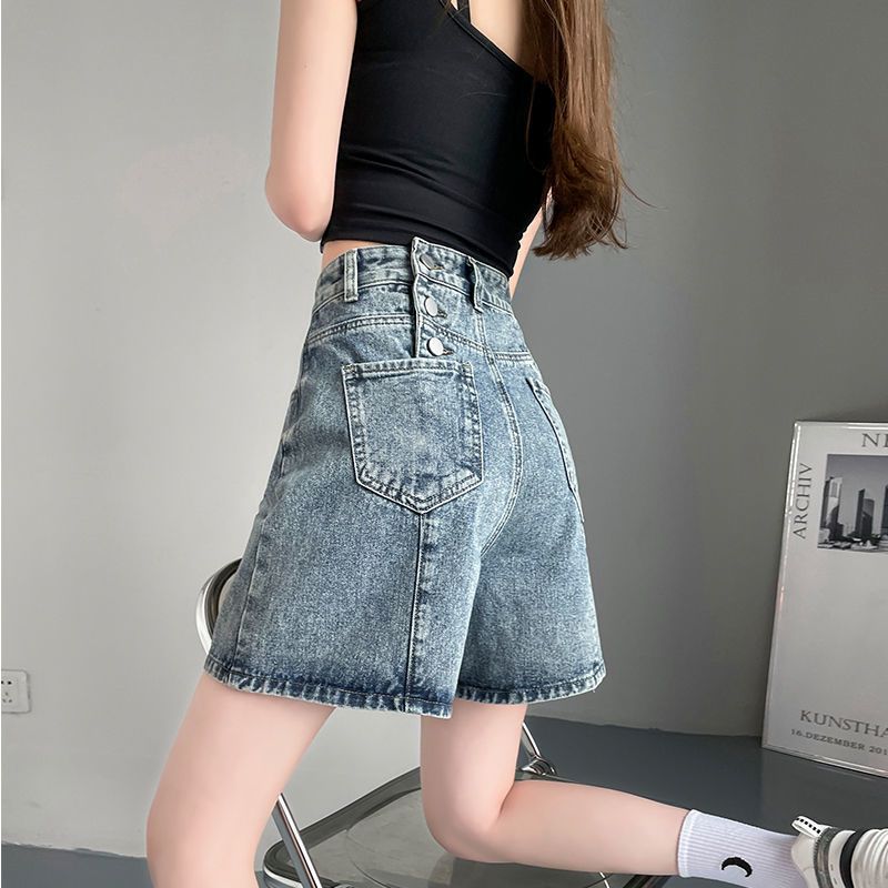 y2k American Vintage High Street Denim Shorts for girls Women