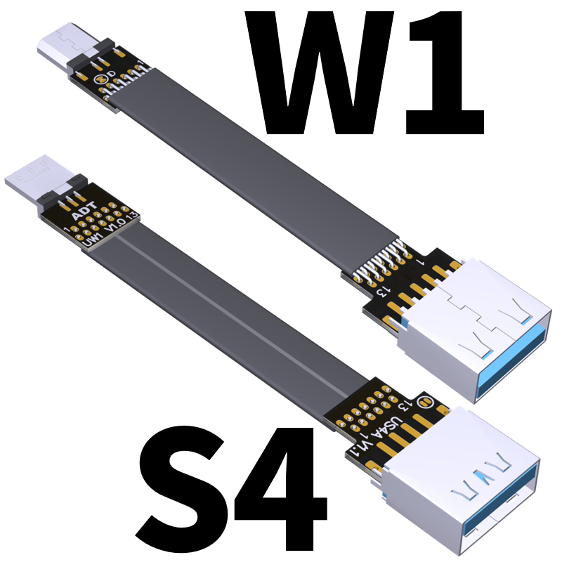 【Innovative design】Fpv Micro Usb 2.0 90 Degree Adapter 5cm-3m Fpc Ribbon 5pin Usb2.0 Micro-B To Usb-A Flat Cable For Multicopter Aerial Photography. 