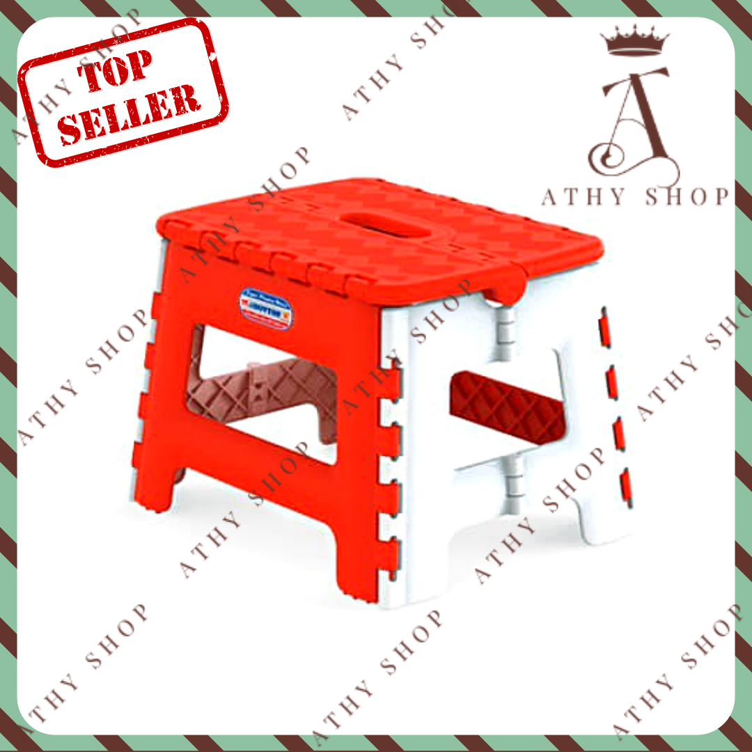 GHẾ MINI XẾP DUY TÂN 22 x 18.3 x 16.4 cm, ghế nhựa nhỏ gấp gọn di động dễ mang đi, dành cho bé trẻ em con nít, ghế gác chân văn phòng, ghế giặt đồ rửa chén làm bếp, hàng xịn tốt cao cấp chính hãng giá rẻ