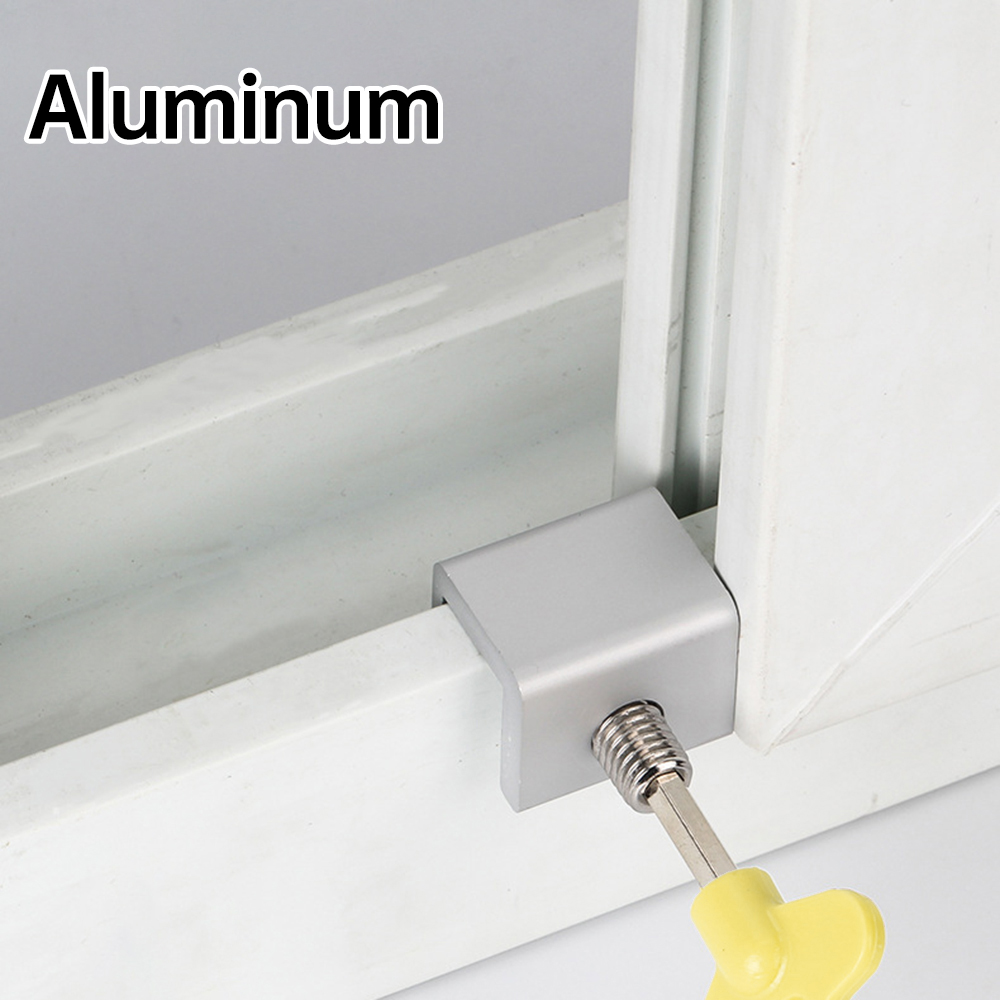 diymore Window Locks Keyed Security Window Locks Window Security Locks Adjustable Security Locks for Children's Homes, Bedrooms and Offices