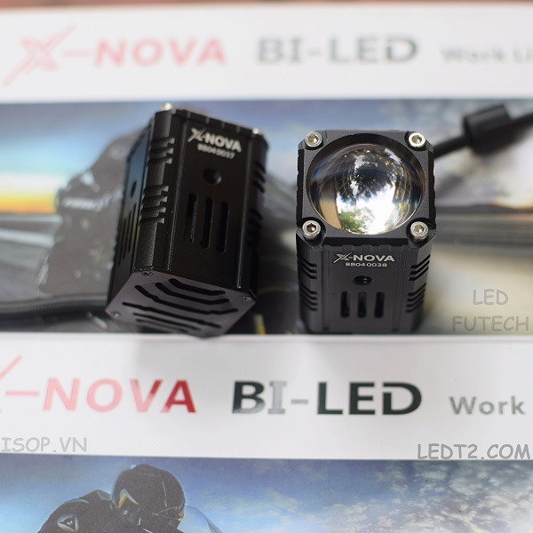 [LEDT2 ISOP] Đèn Bi - LED Mini Trợ sáng X - Nova 25W [Vuông] [Bảo hành 1 năm]