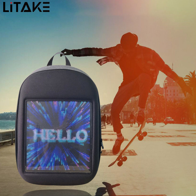 🔥LITAKE - IN STOCK🔥(With video) advertising Board LED display board compatible Bluetooth resolution 72 eye-catching to advertising (official authentic)