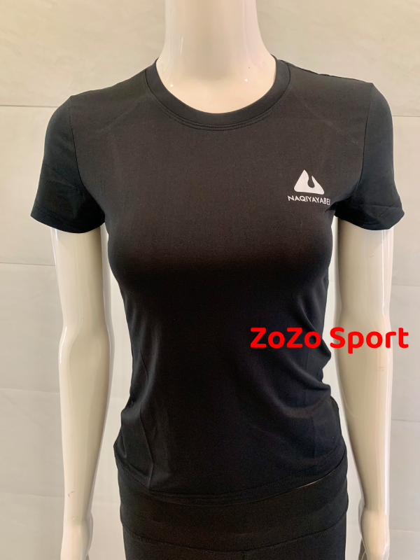 Áo Thun Thể Thao Nữ Ngắn Tay Đa Năng Vải Thun Lạnh Co Giãn 4 Chiều