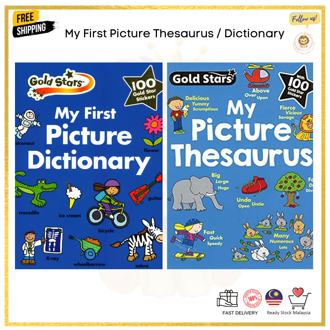 LionMeow Gold Stars My First Picture Thesaurus / Dictionary / Chad