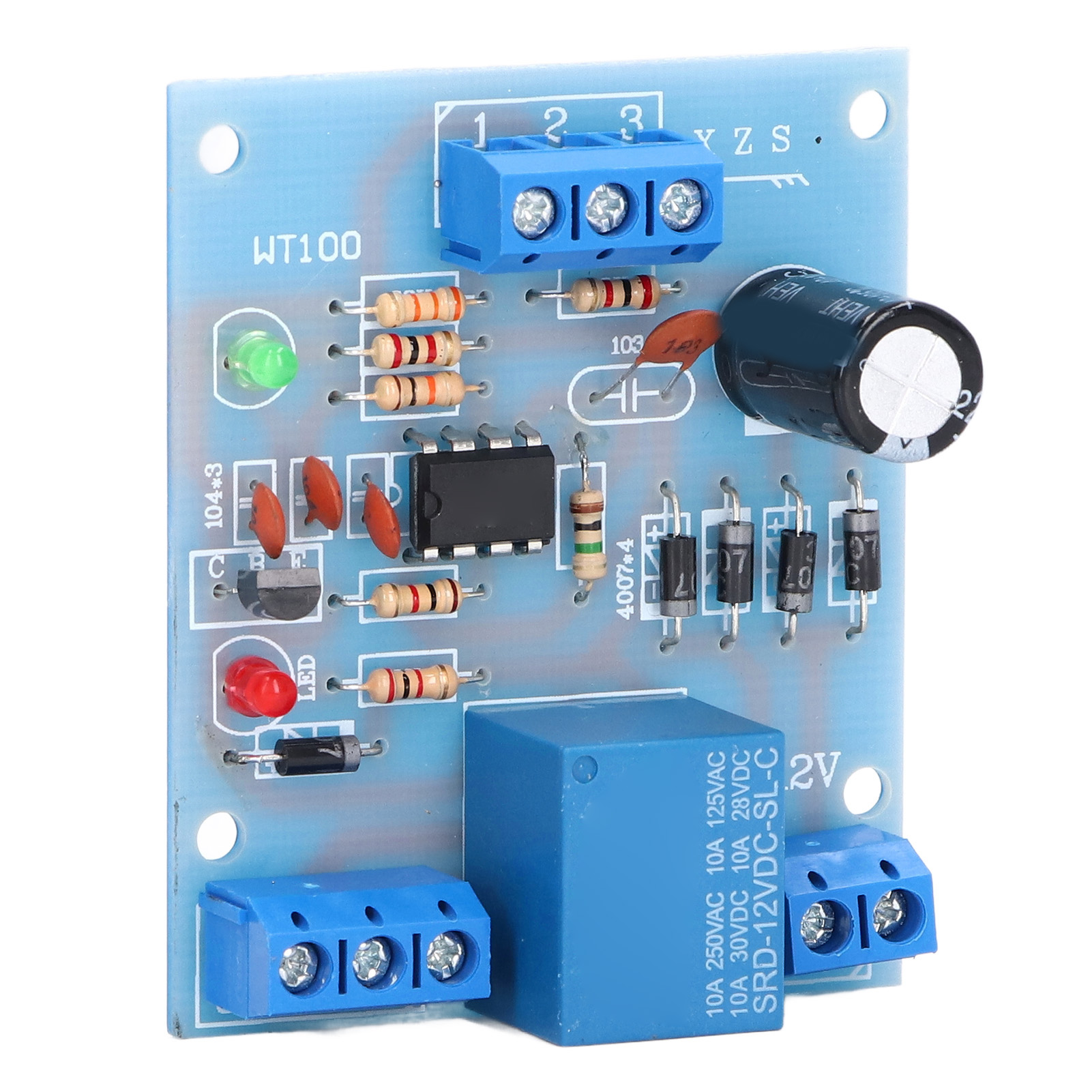 Water Level Sensor Module Simple Wiring Multifunctional Drainage Control Circuit Board Low Consumption for Pond Tanks for Garages