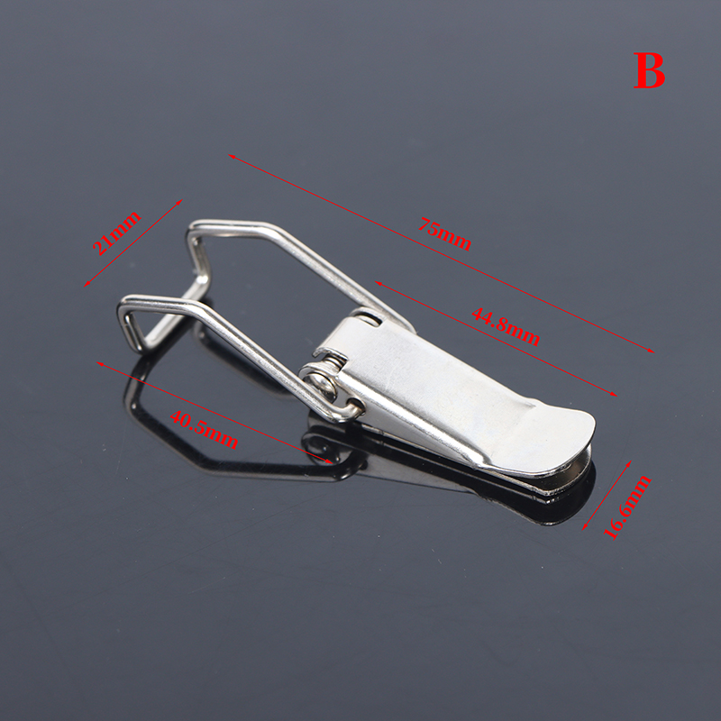 Maoyuanxing Hasp Latch Lock Metal Box Locking Long Toggle Catch Buckle Loaded Hinges Furniture Hardware Accessories