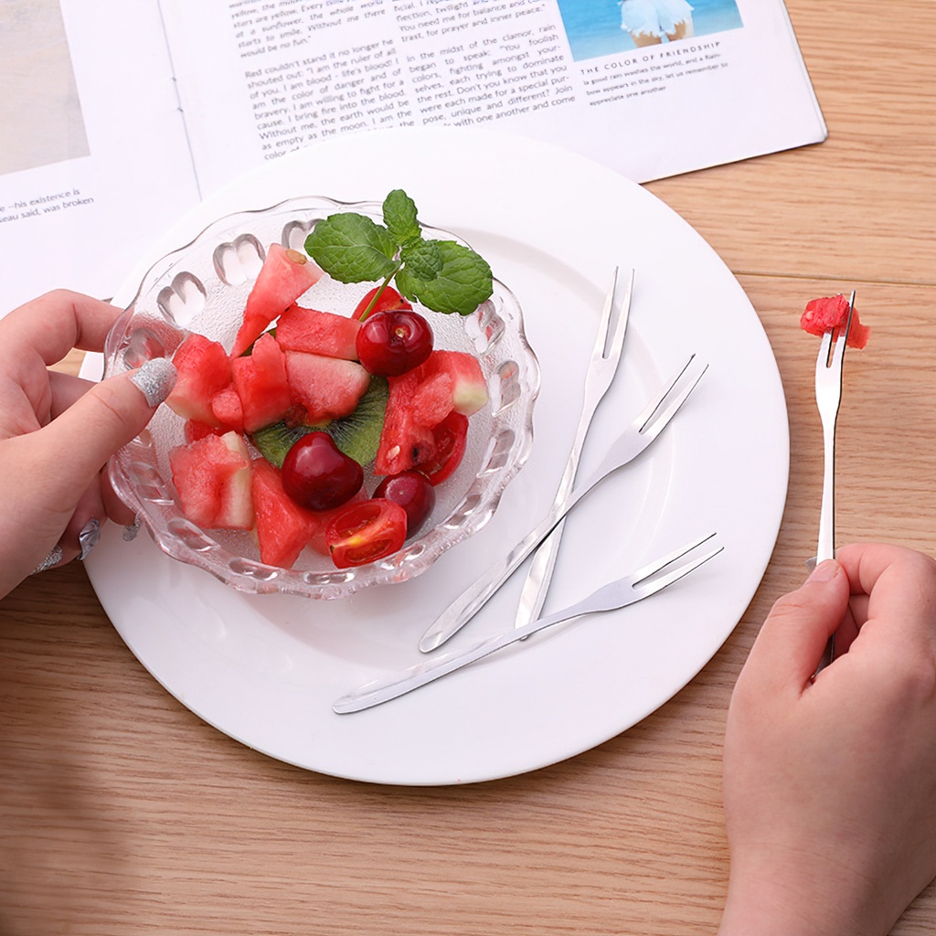 Stainless steel fork-fruit fork-Lumbley