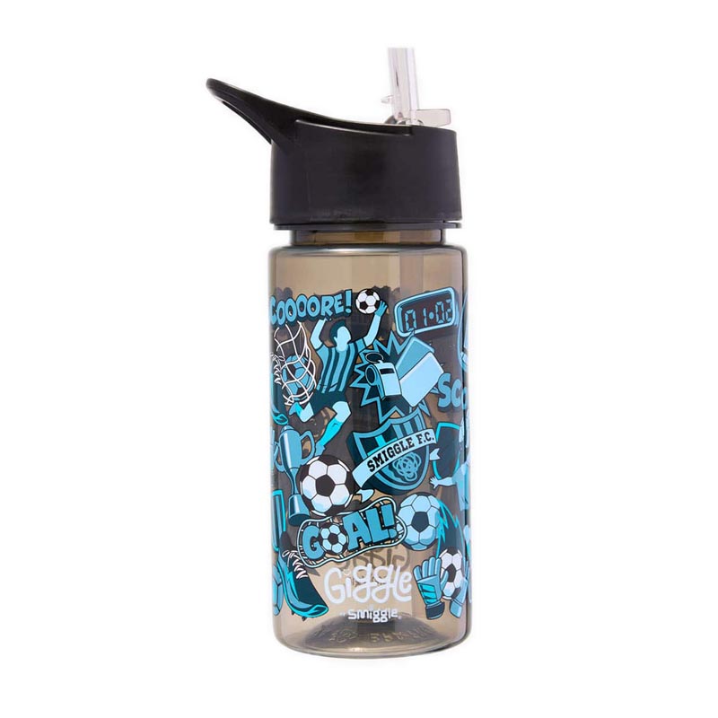 Bình Nước Giggle By Smiggle Plastic 450Ml Black - IGL444947BLK