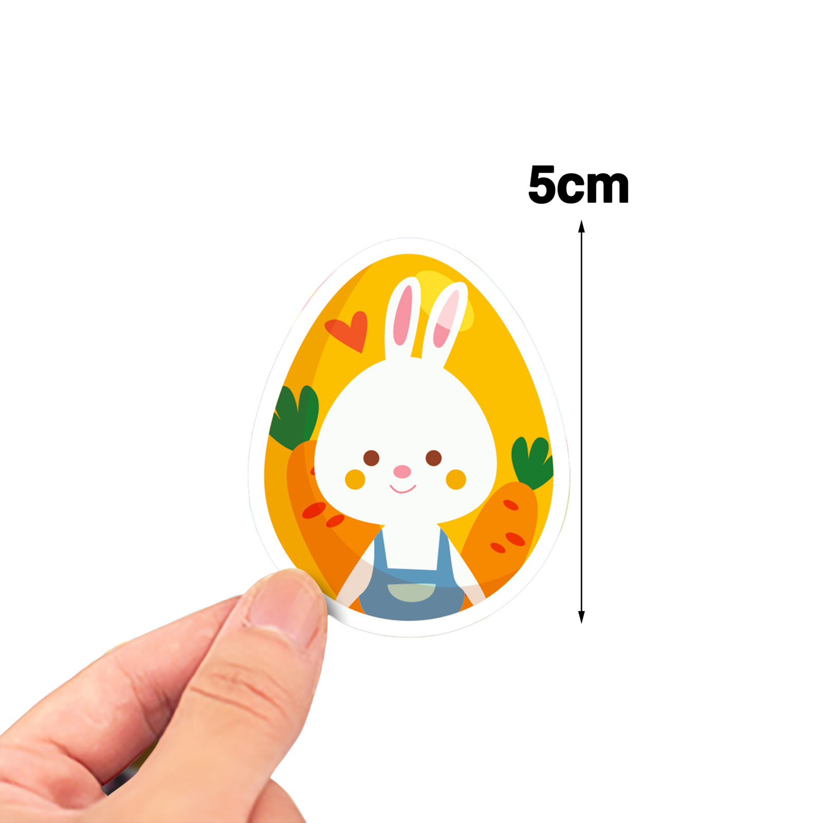 Waterproof Easter Stickers Easter Eggs Stickers Colorful Easter Egg Stickers Waterproof Decals for Water Bottles Laptops Skateboards Diy Festival Decoration