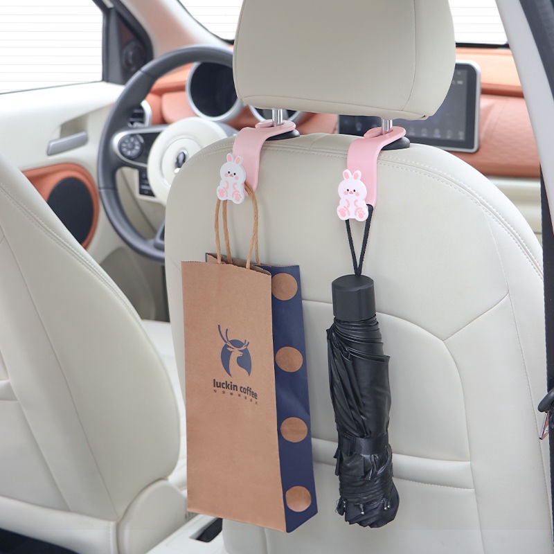Car hook Seat back small hook cute cartoon rear multi-function rear seat hook