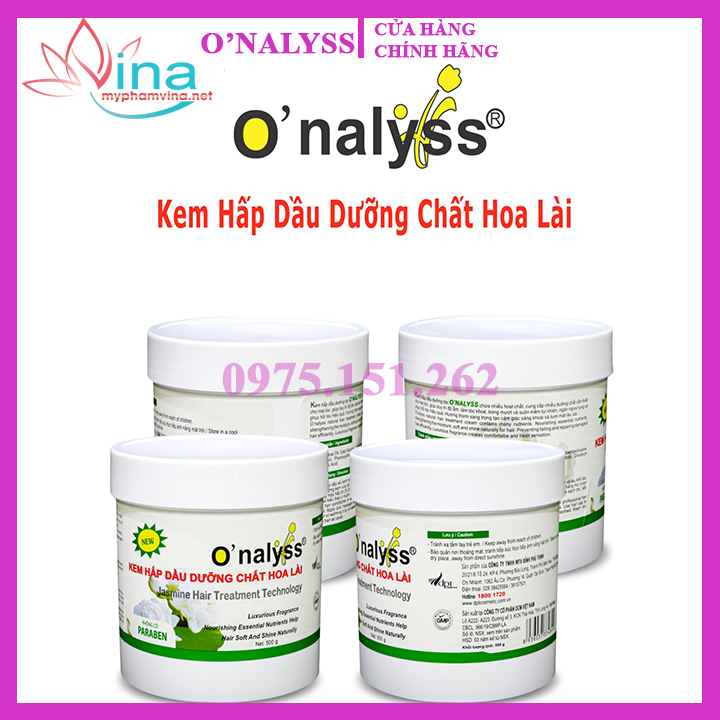 [HCM]Kem hấp dầu dưỡng chất hoa lài Onalyss 1000g