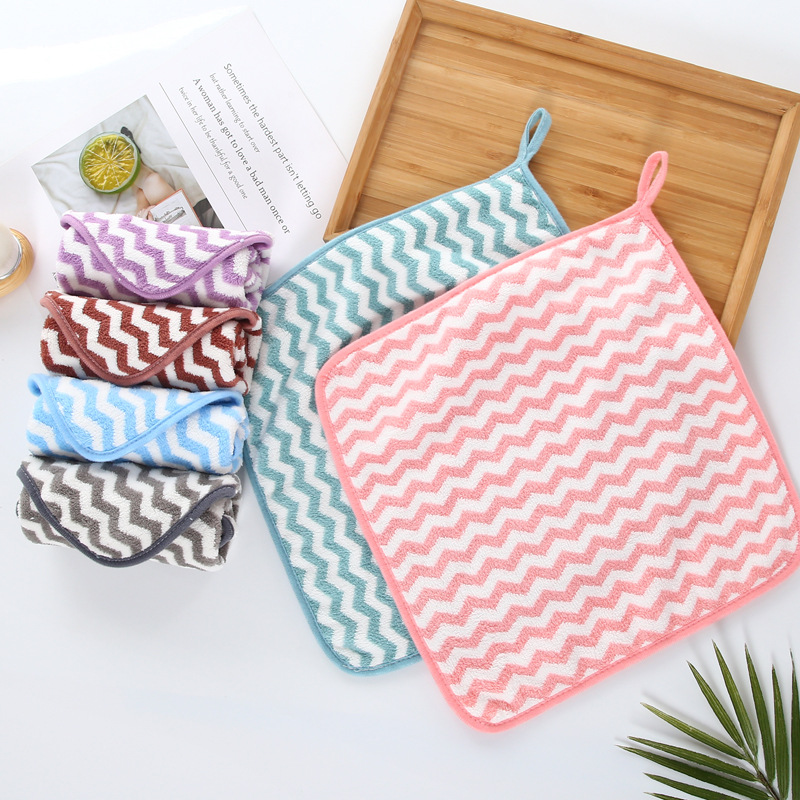 BỘ 10 KHĂN MẶT HÀN QUỐC KẺ SỌC 25CM*50CM