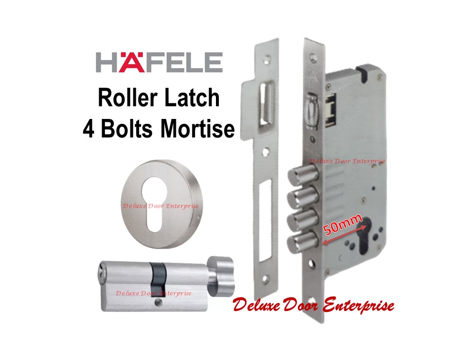 Hafele Roller Latch Mortise Lock 4 bolts / Mortise Lock / roller latch