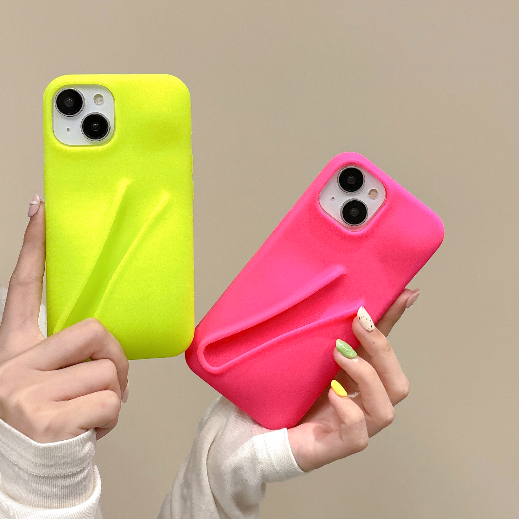 【Can Be Installed Lipstick】Sroof Case For iPhone 6 7 8 11 12 13 14 15 16 Pro Max X XR XS Max 7 8 14 15 16 Plus 12 13 Mini New fashion glossy soft liquid silicone Hailey Phone Case Back Cover.