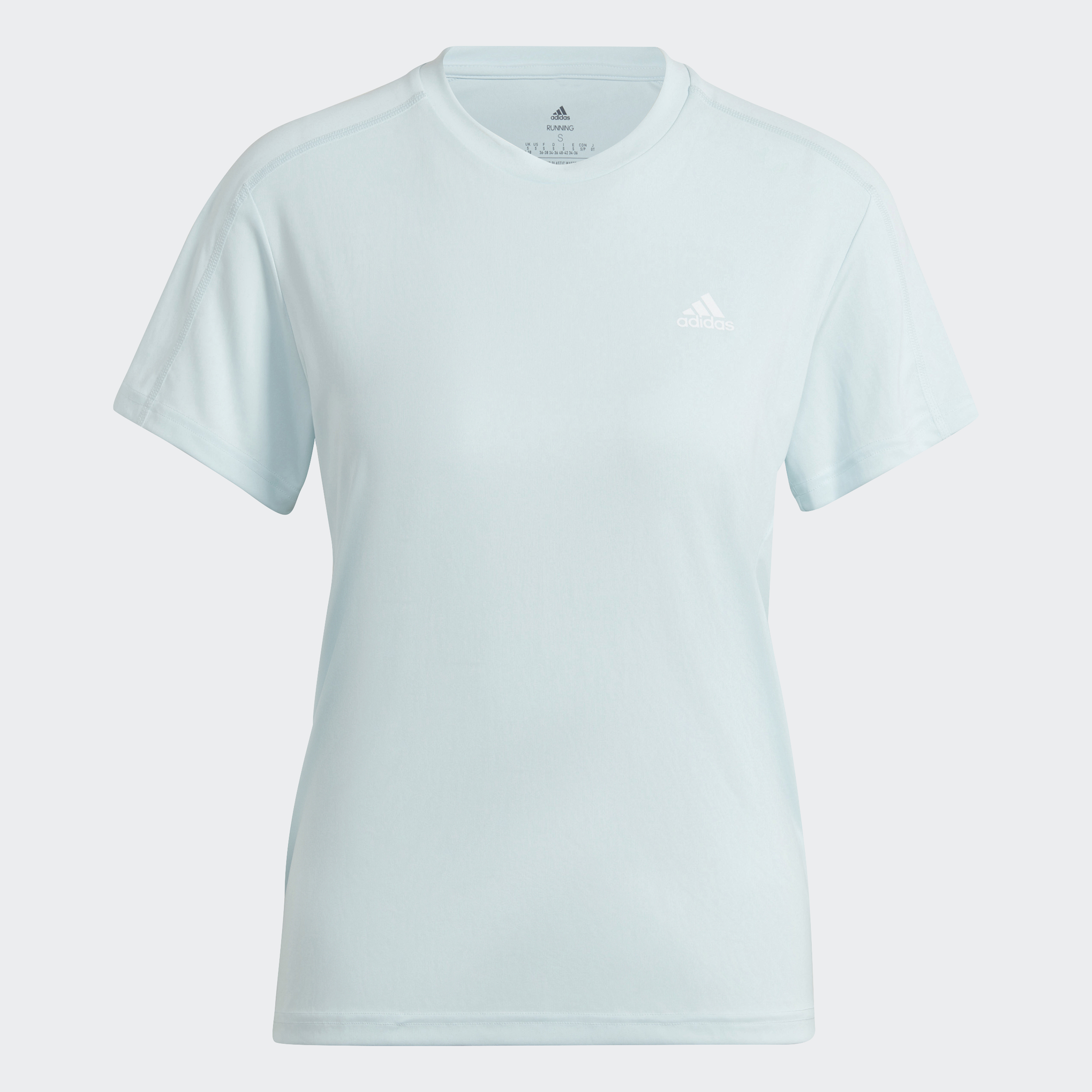 Adidas chạy áo thun chạy bộ run it nữ màu xanh da trời hl1456