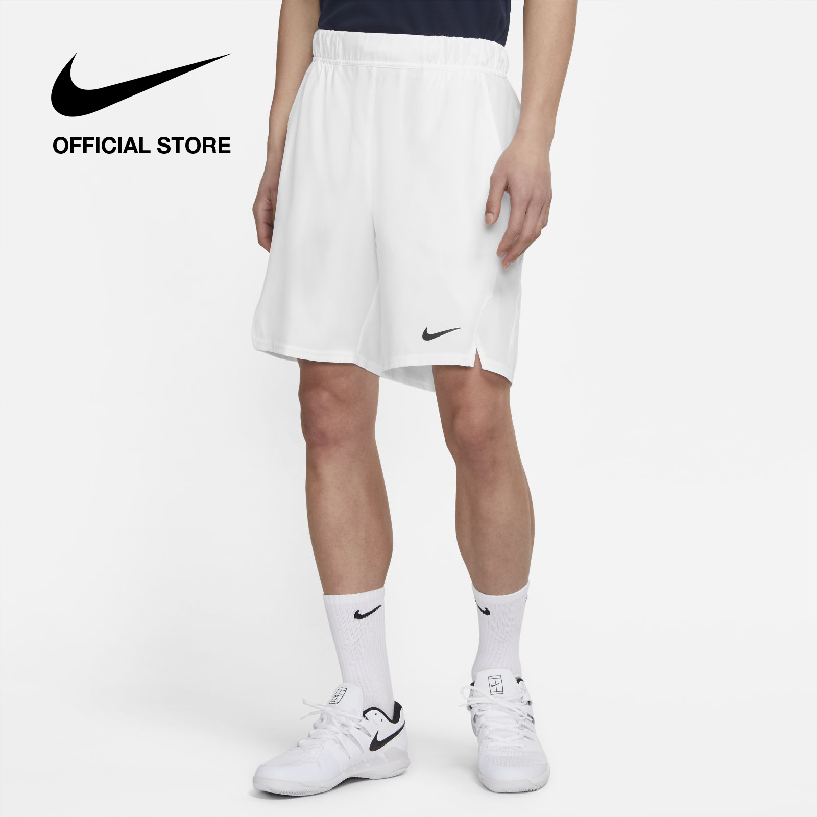 Tennis Shorts: White