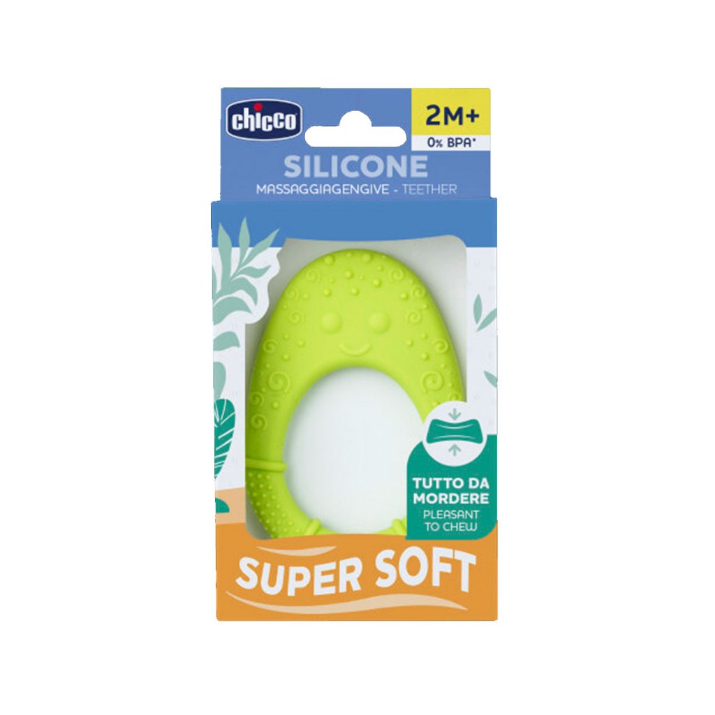 Gặm nướu quả bơ silicone siêu mềm Chicco