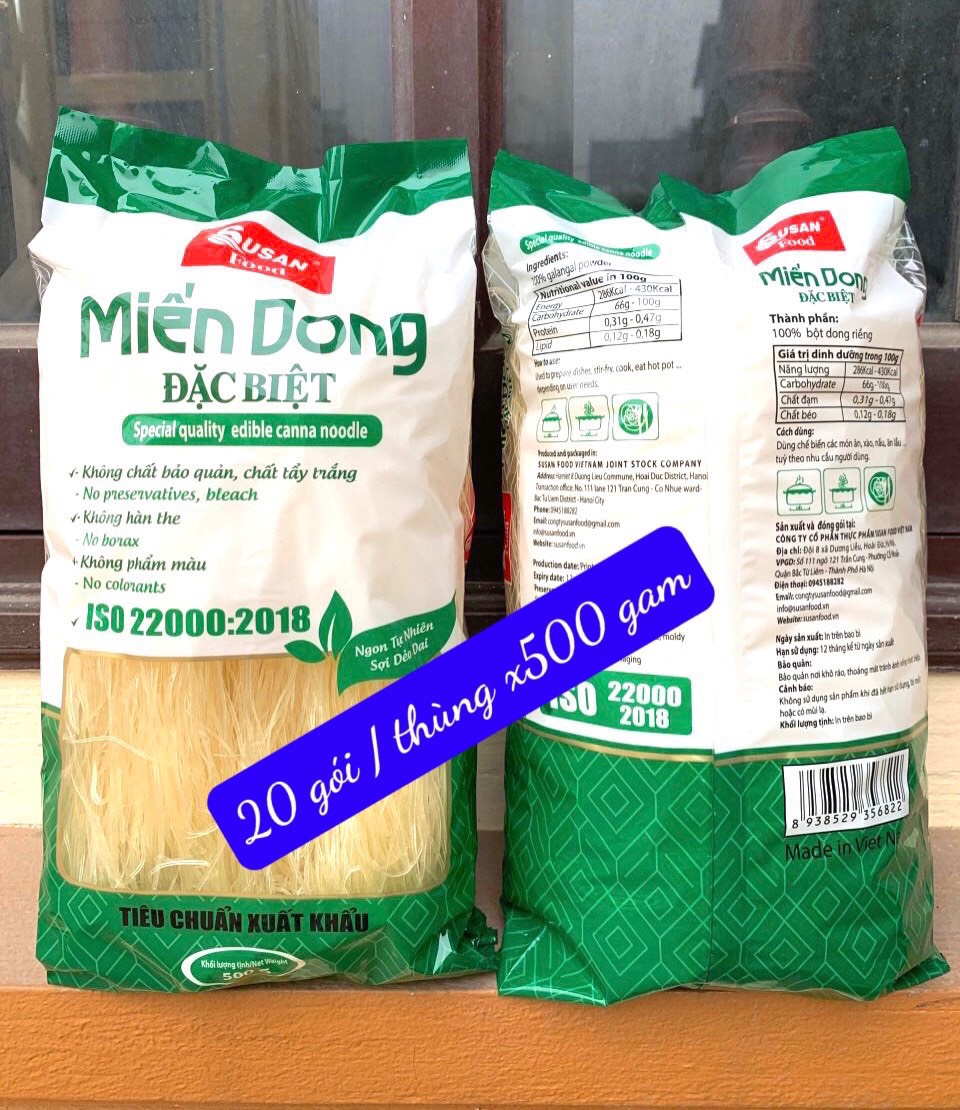 Miến dong Susan gói 500g-đồ ăn vặt
