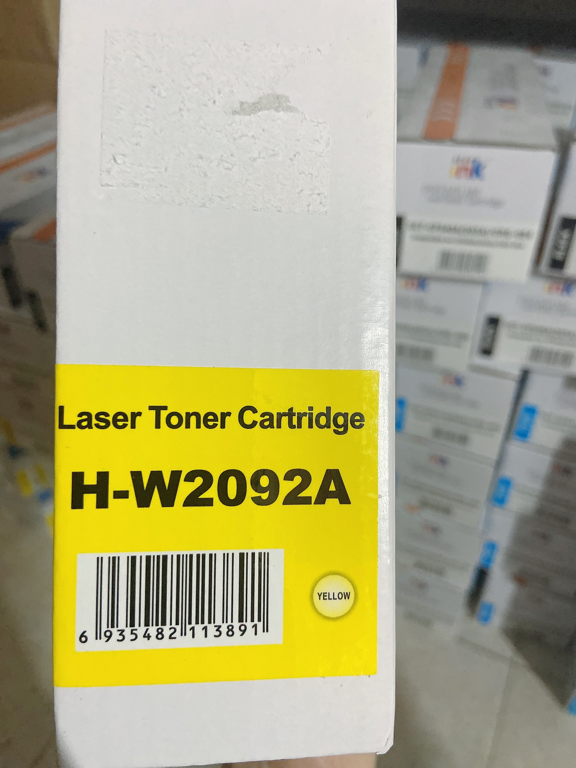 Hộp mực màu vàng 119a/w2092a có chip - cho máy in hp color laser 150a/150nw/ /178nw/179fnw