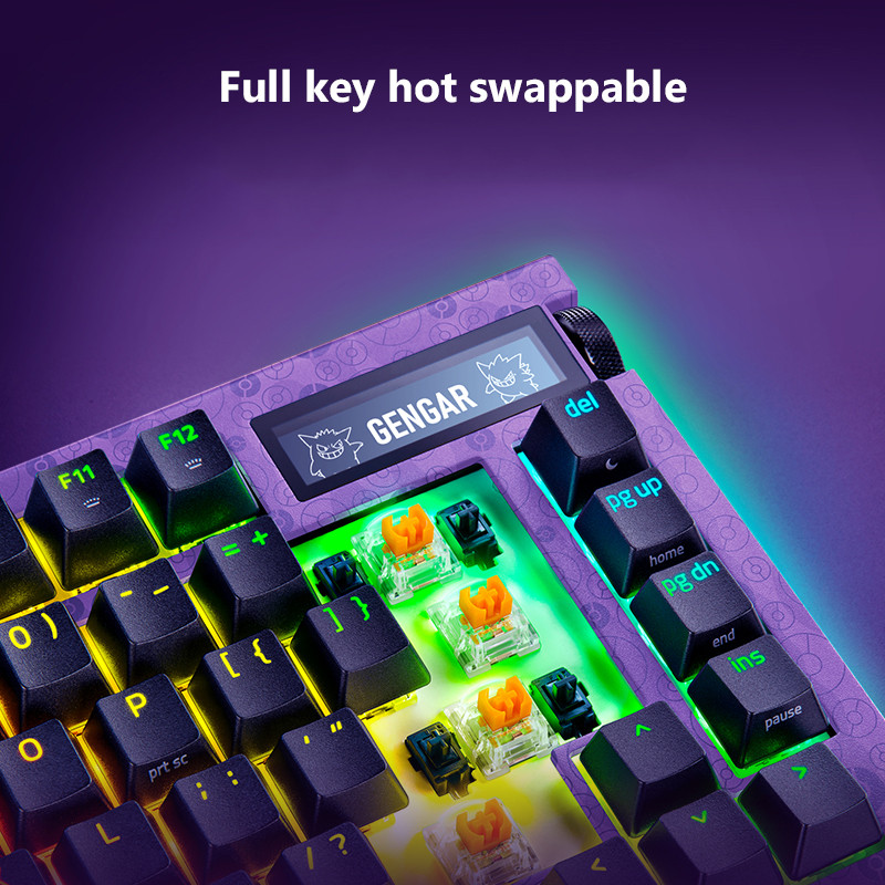 キーボード Razer BlackWidow V4 Pro 75% (Gengar) Original Razer Blackwidow V4 Pro - Gengar Limited Edition