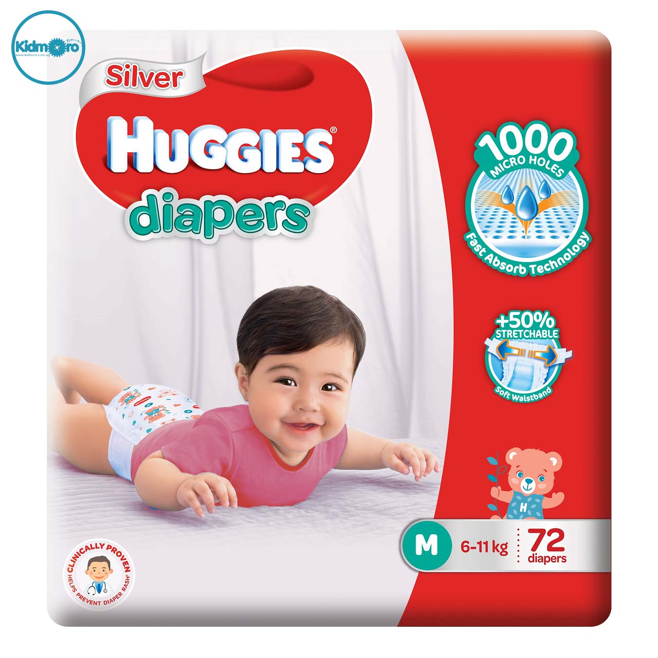 huggies taped diapers large