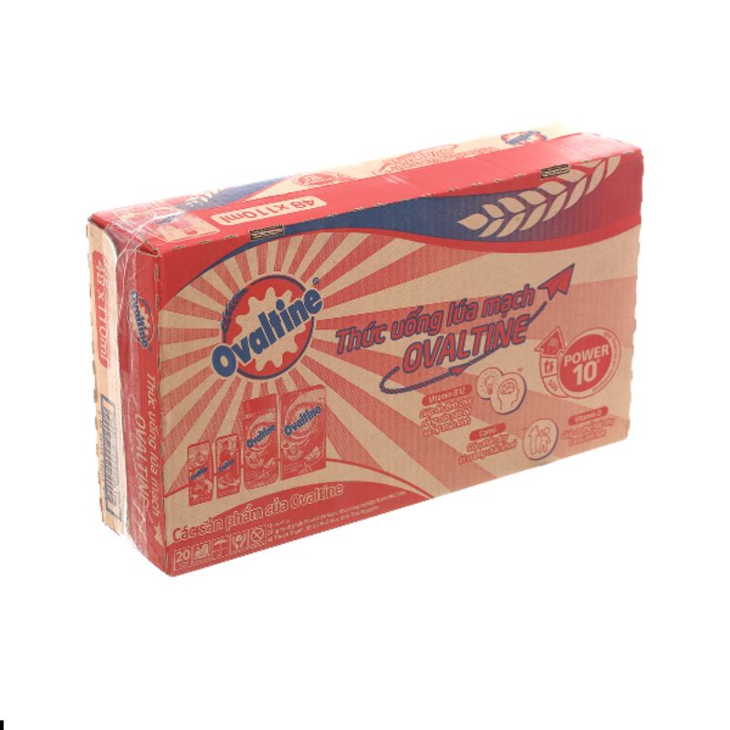 Thùng 48 hộp ovaltine thức uống lúa mạch 180ml (tn)
