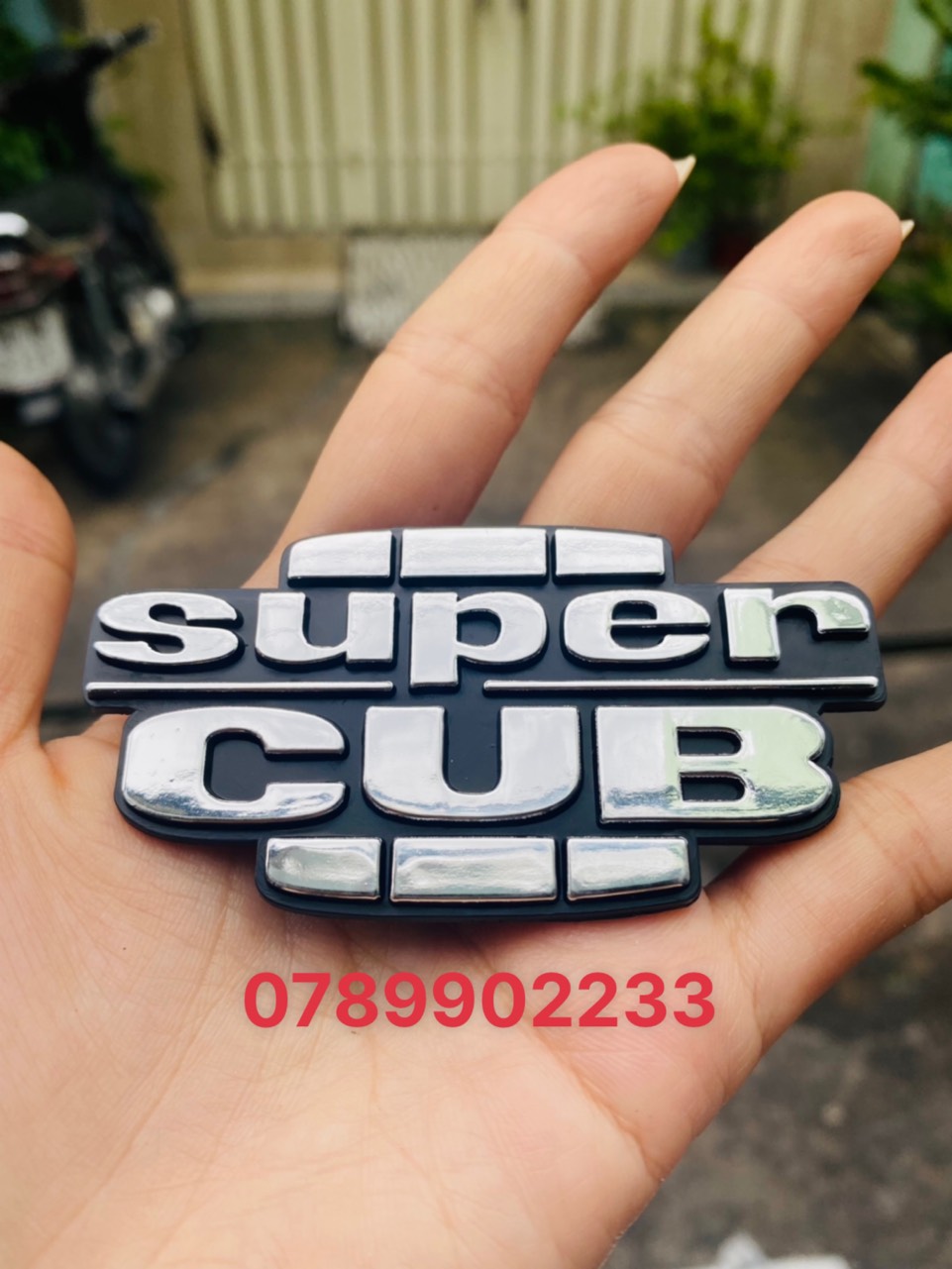 TEM XI CHỮ NỔI SUPER CUB
