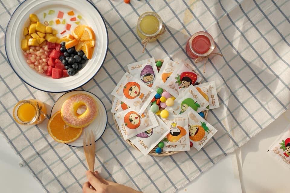 [ Sẵn hàng ] Combo 1000g THẠCH HOA QUẢ ZAI ZAI
