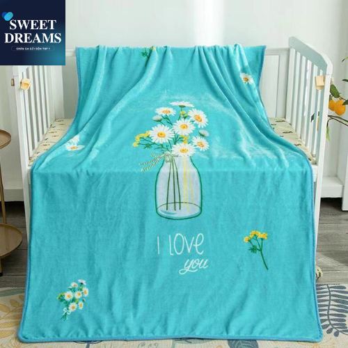 Chăn Lông Tuyết Trẻ Em 2 Lớp 1mx1m4