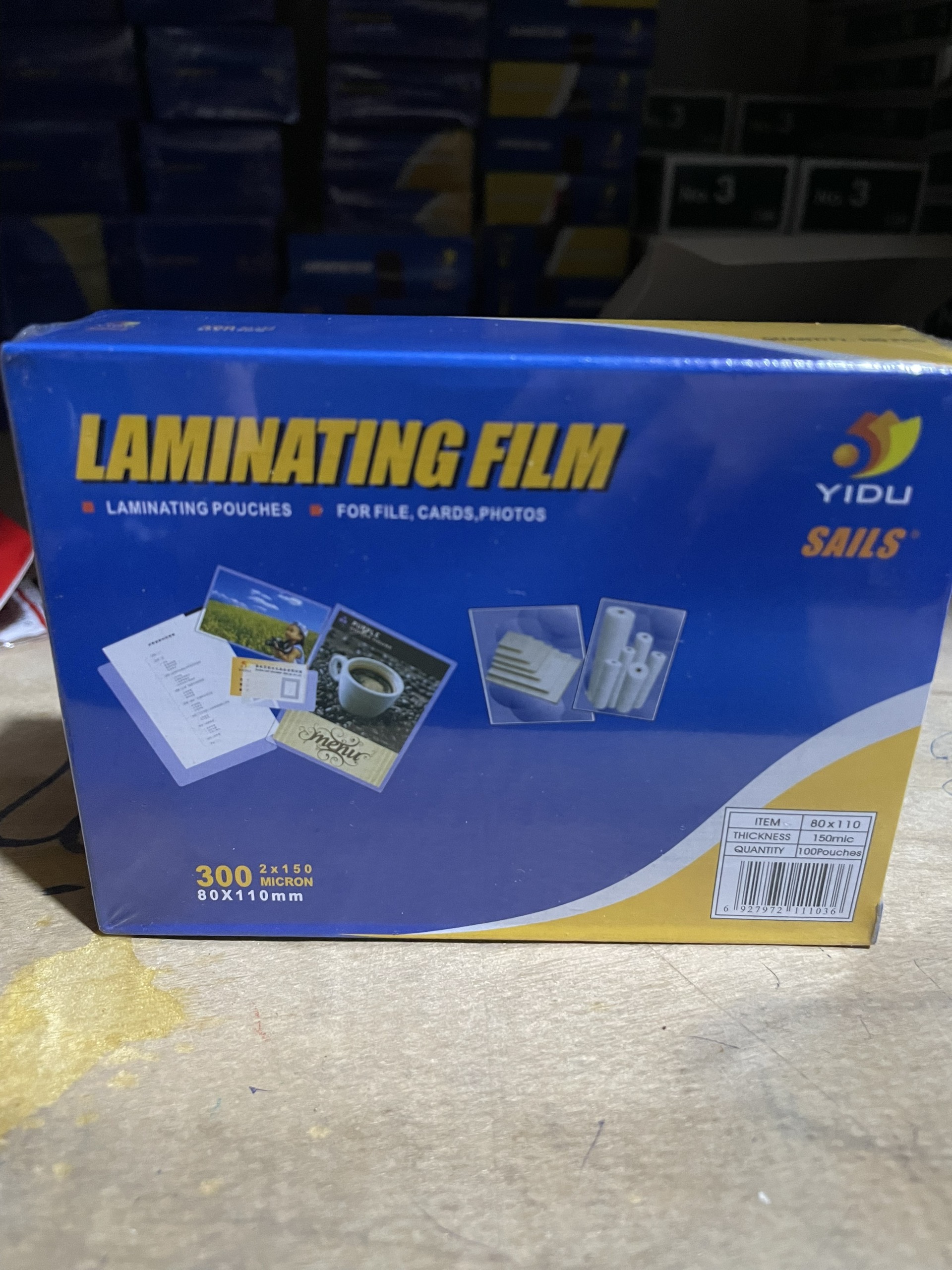 (1 Xấp) Màng ép plastic Bằng Lái (80X110mm)