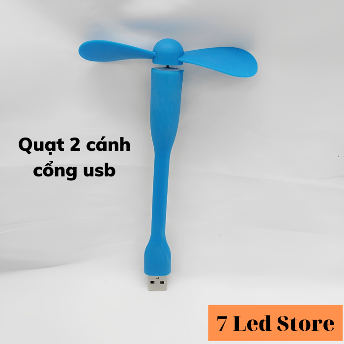 Quạt mini 2 cánh cổng USB  - Quạt 2 Cánh usb Siêu Mát