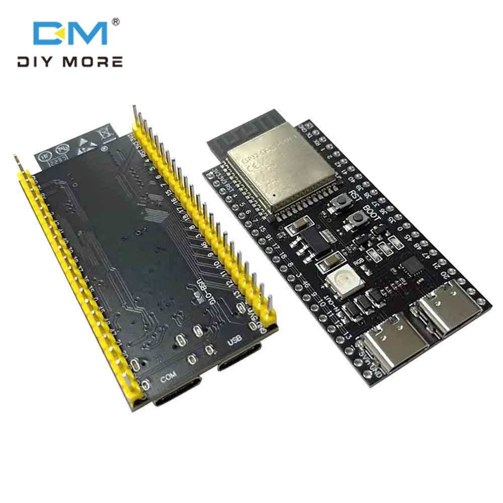 diymore ESP32 ESP32-S3 WiFi Bluetooth Internet of Things Dual Type-C Development Board Core Board ESP32-S3-DevKit C N8R2