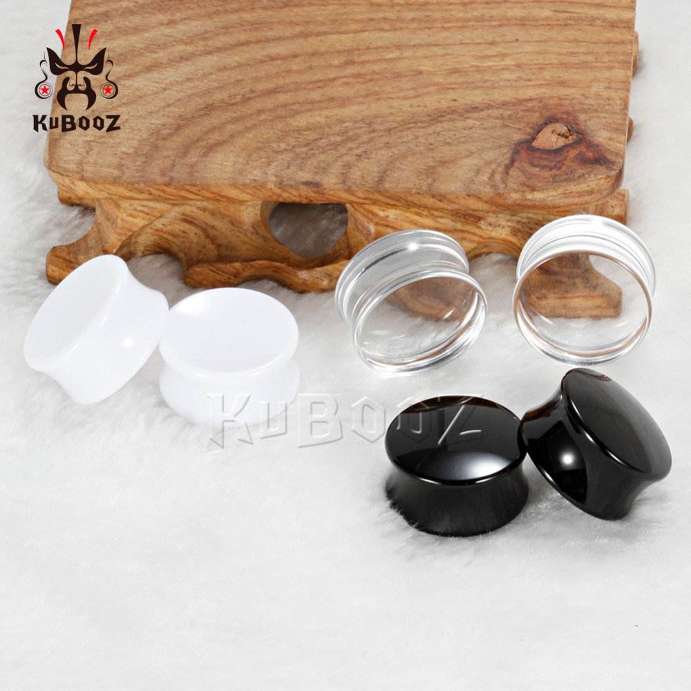 %E3%80%90Hottest%20Trends%E3%80%91%20KUBOOZ%20Ear%20Piercing%20Saddle%20Gauges%20Black%20White%20Body%20Jewelry%20Earrings%20Expander%20Fashion%20Stretcher%20Ring%202PCS%20-%20Image%204