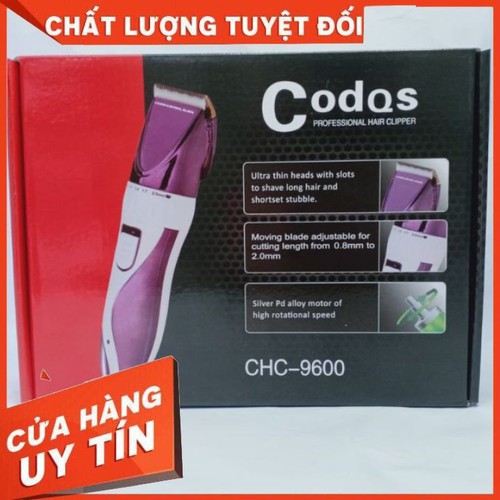 Tông đơ cắt tóc Codos CHC-9600 | Lazada.vnTông đơ cắt tóc Codol CHC-9600 Tông đơ cắt tóc cao cấp hiệu Codol(CHC-9600  Nơi bán Tông Đơ Codos 9600 giá rẻ, uy tín, chất lượng Tông đơ cắt tóc, tăng đơ cắt tóc cho bé CHC-9600 cao cấp